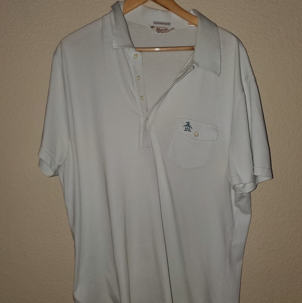 Penguin Mens Polo Shirt light mint XXL